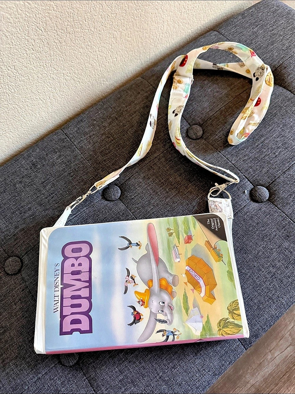 Walt Disney Dumbo VHS Tape Purse-Hand Made